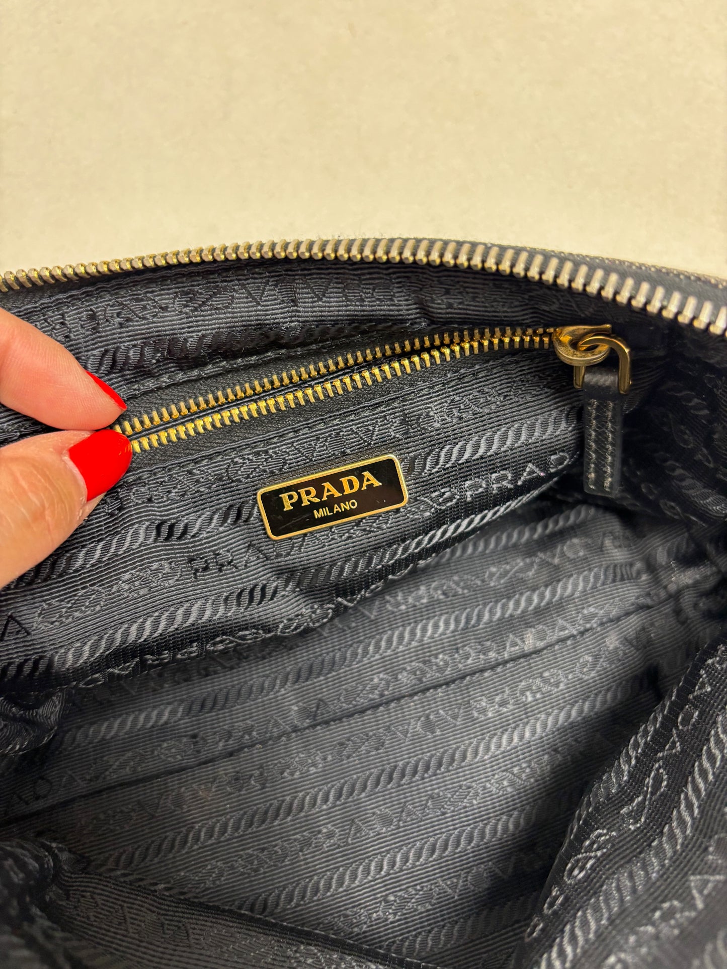 PRADA Trousse en Denim
