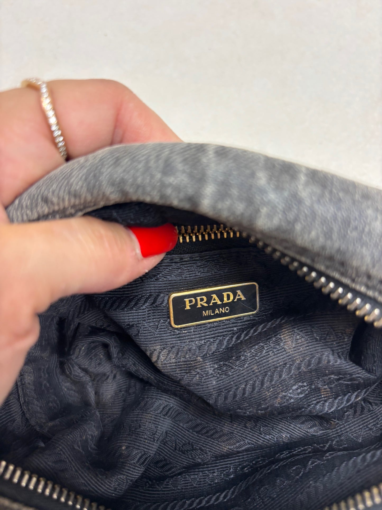 PRADA Trousse en Denim