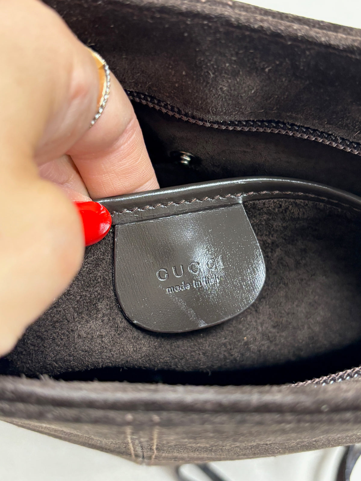 GUCCI Sac Veau Velours
