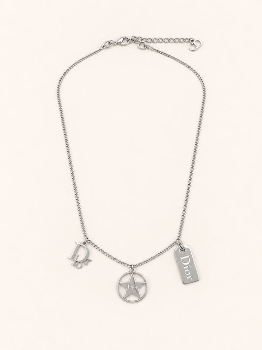 DIOR Collier Logo Charms