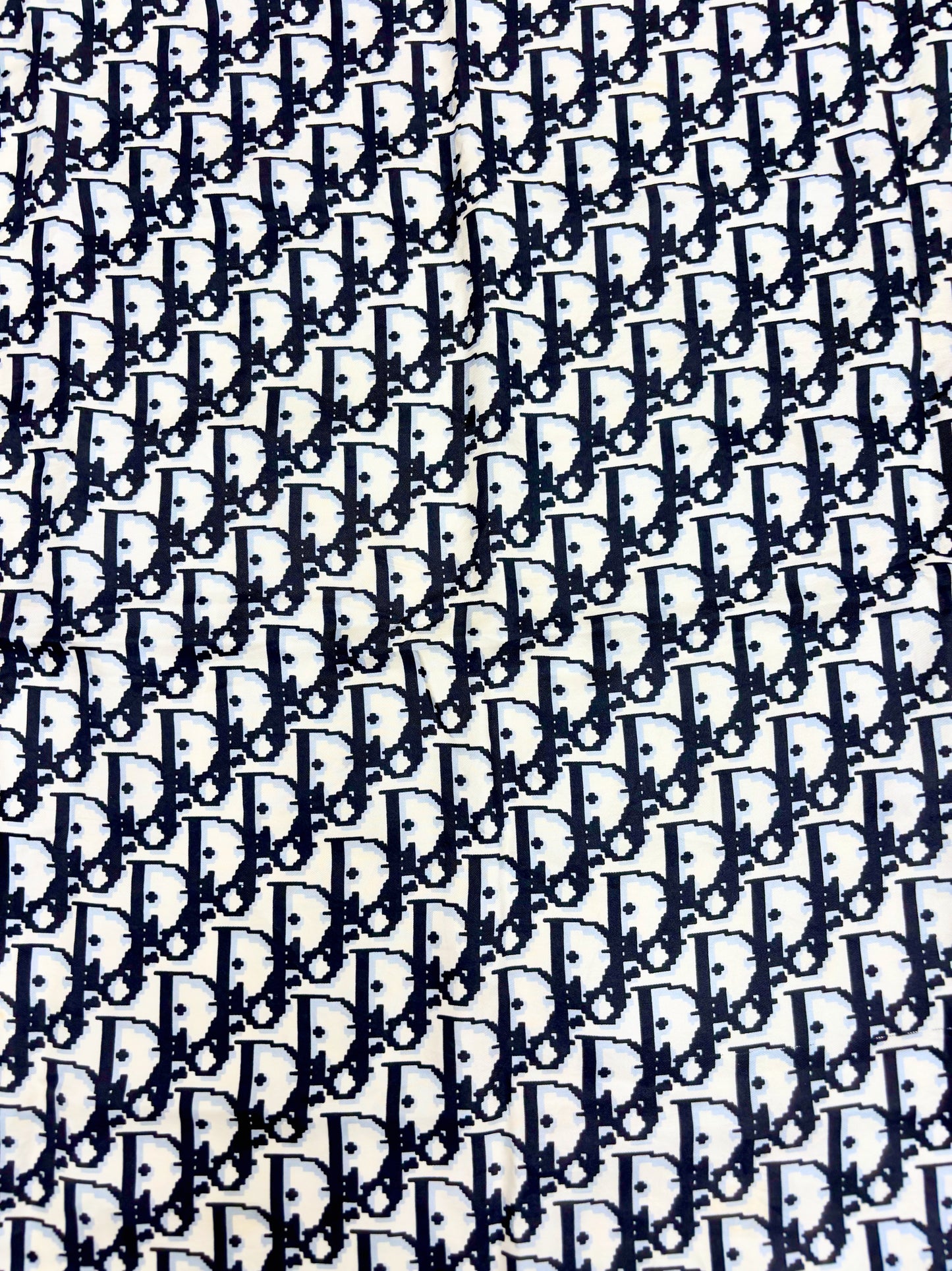 DIOR Foulard Carré Oblique en soie