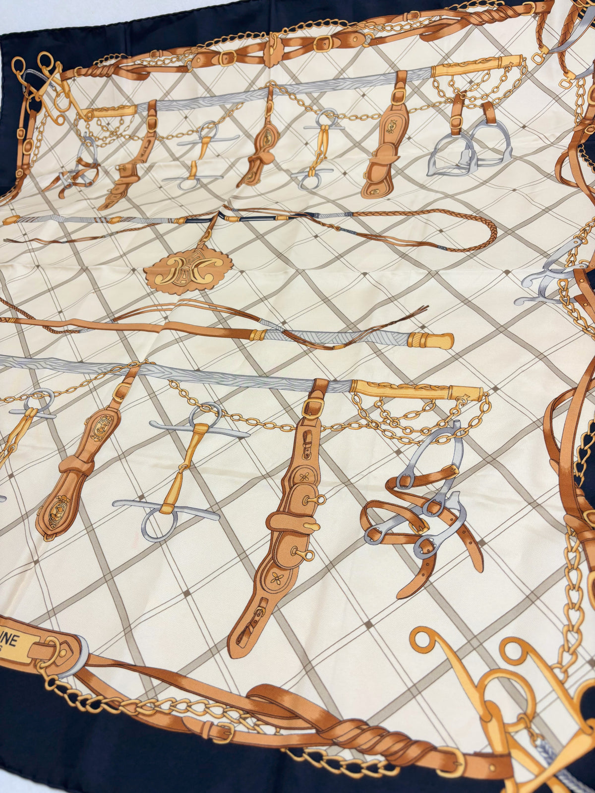 CELINE Foulard Carré en soie