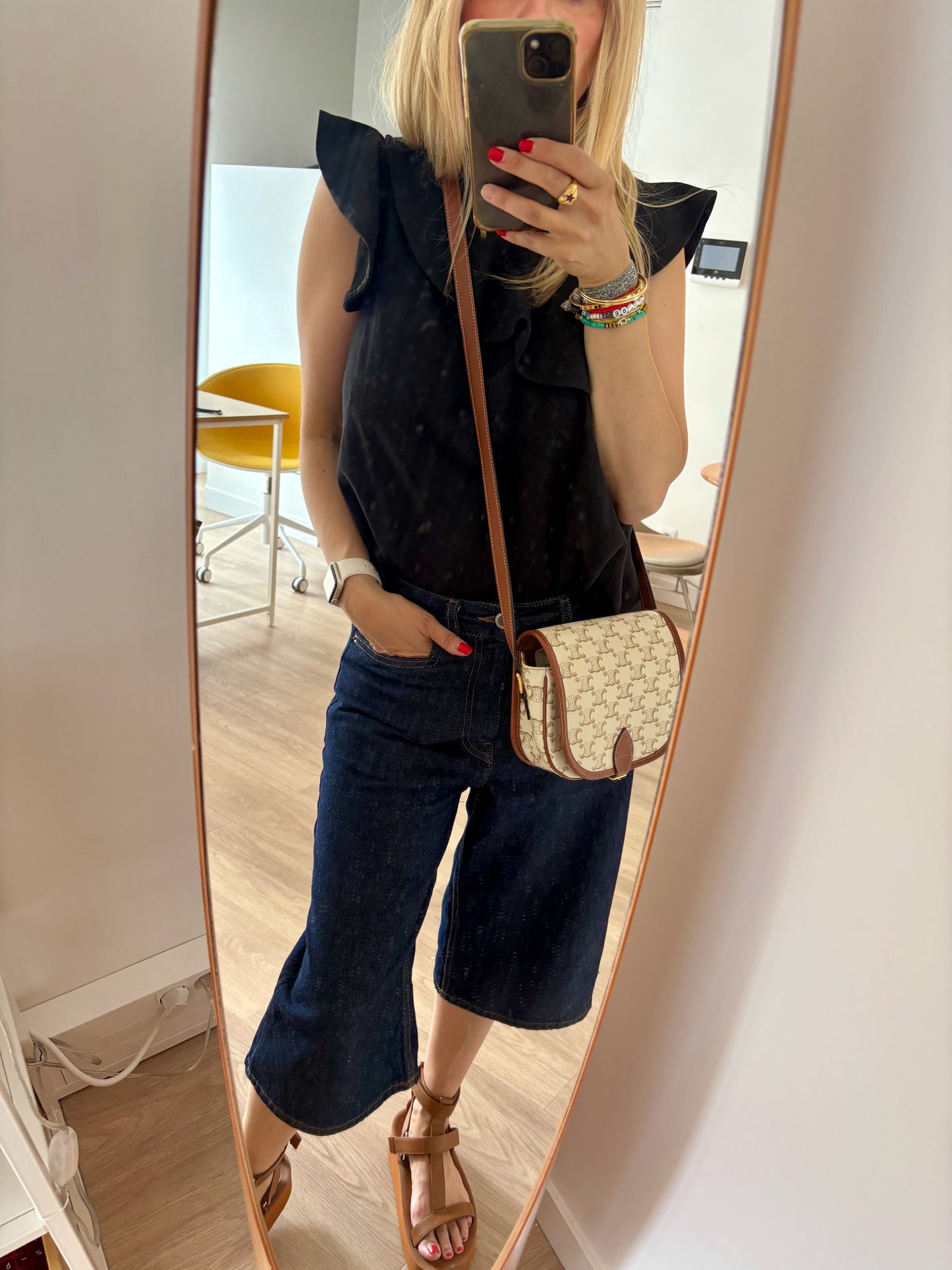 CÉLINE Sac Folco Triomphe