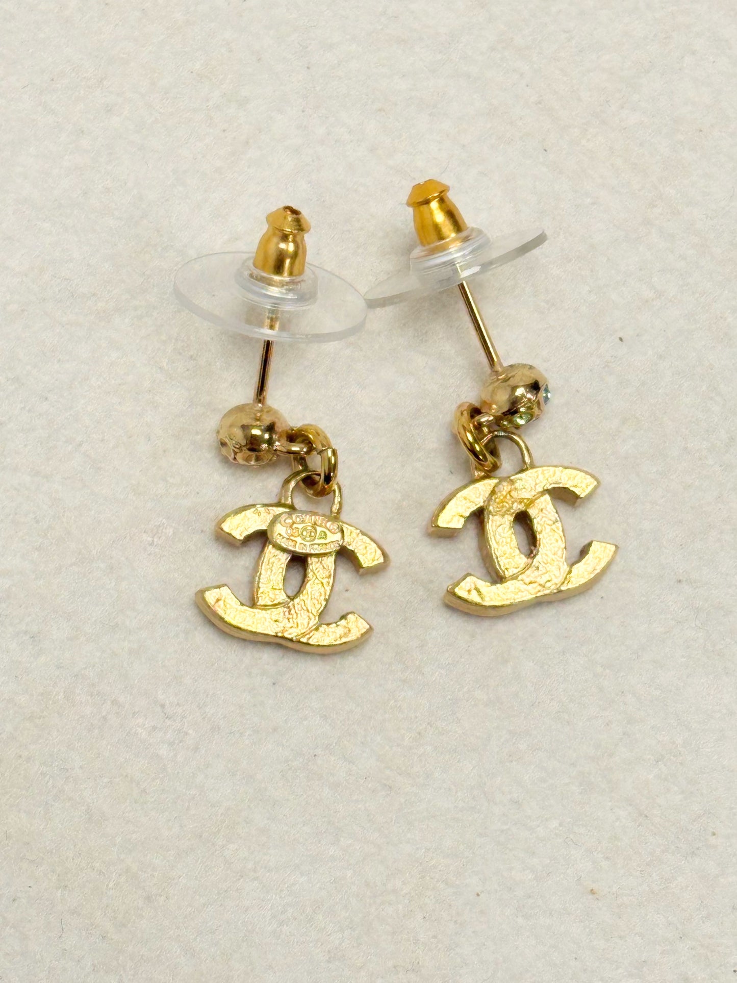 CHANEL Boucles d'oreilles Mini CC 2005