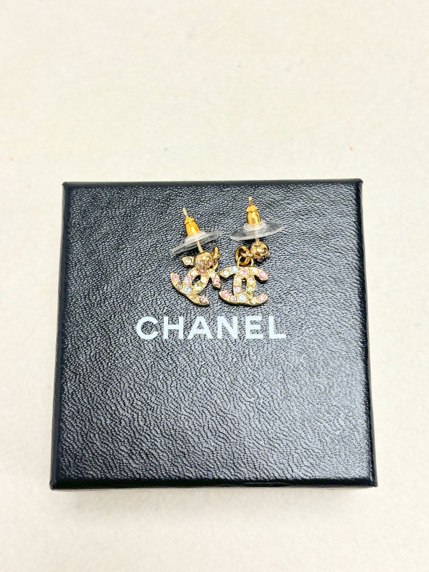 CHANEL Boucles d'oreilles Mini CC 2005