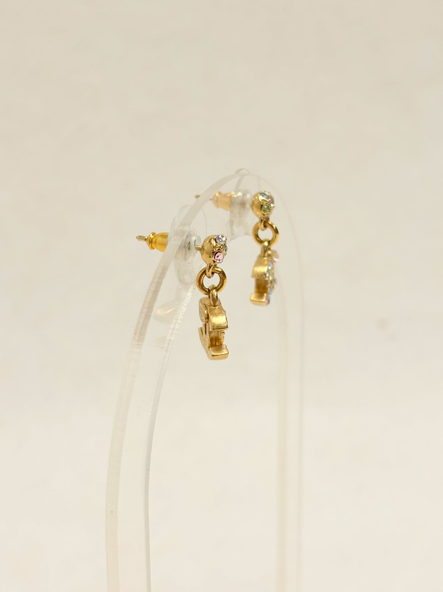 CHANEL Boucles d'oreilles Mini CC 2005