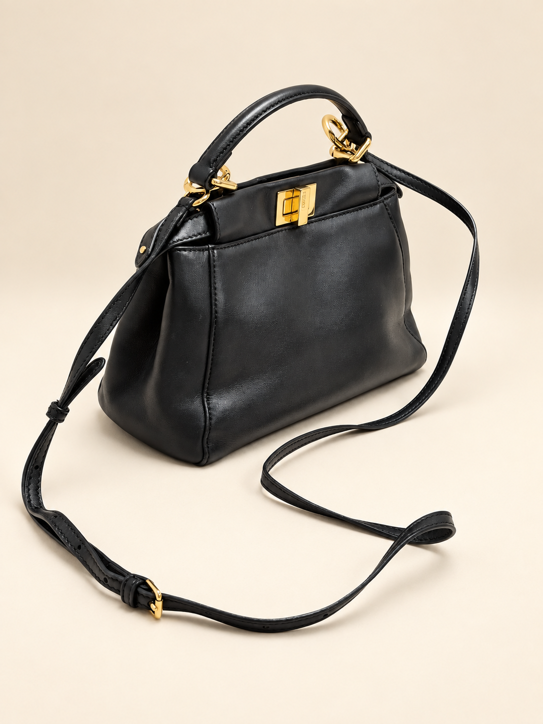 FENDI Sac Peekaboo Small en cuir