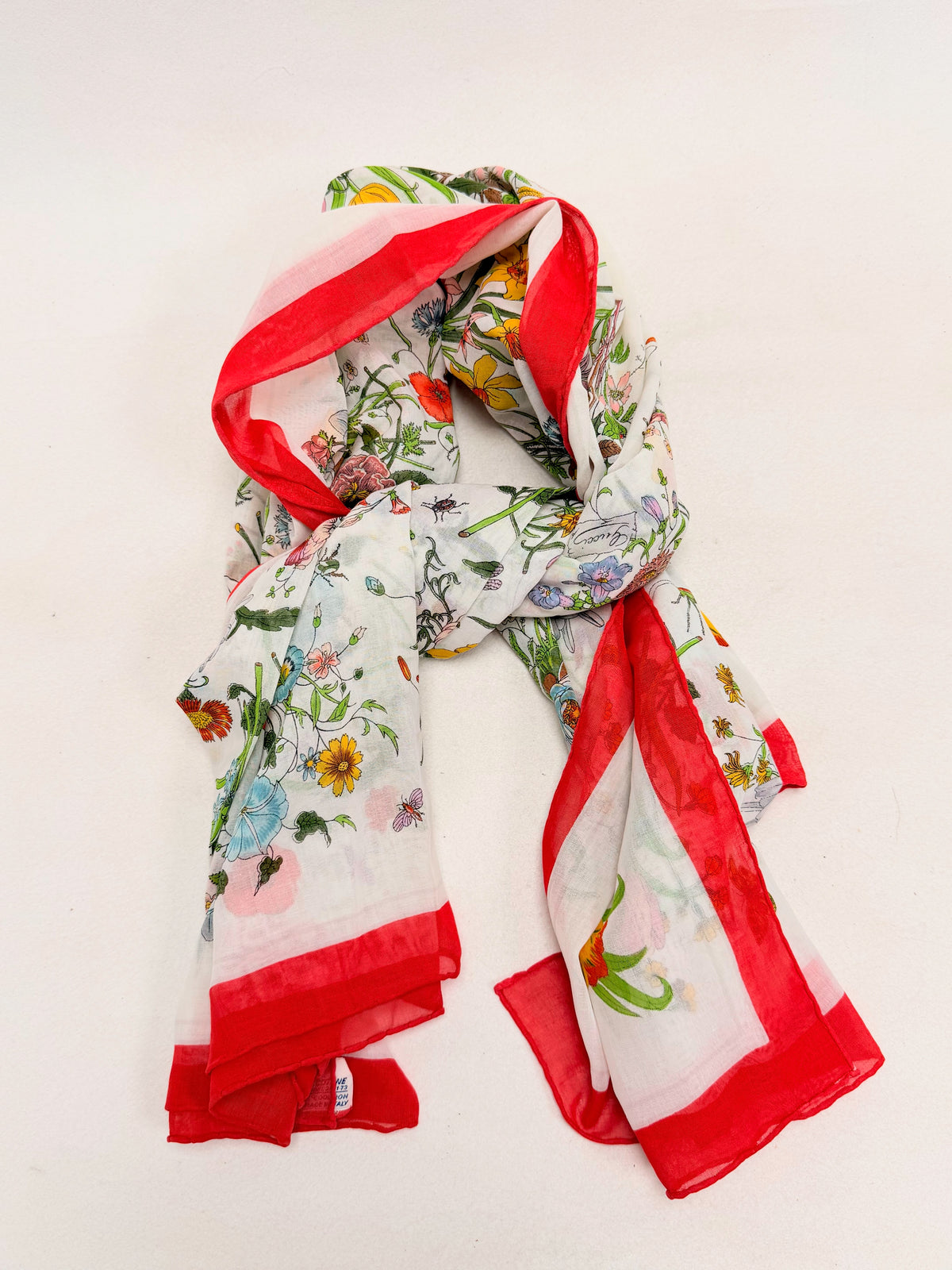 GUCCI Maxi Foulard Carré Flora