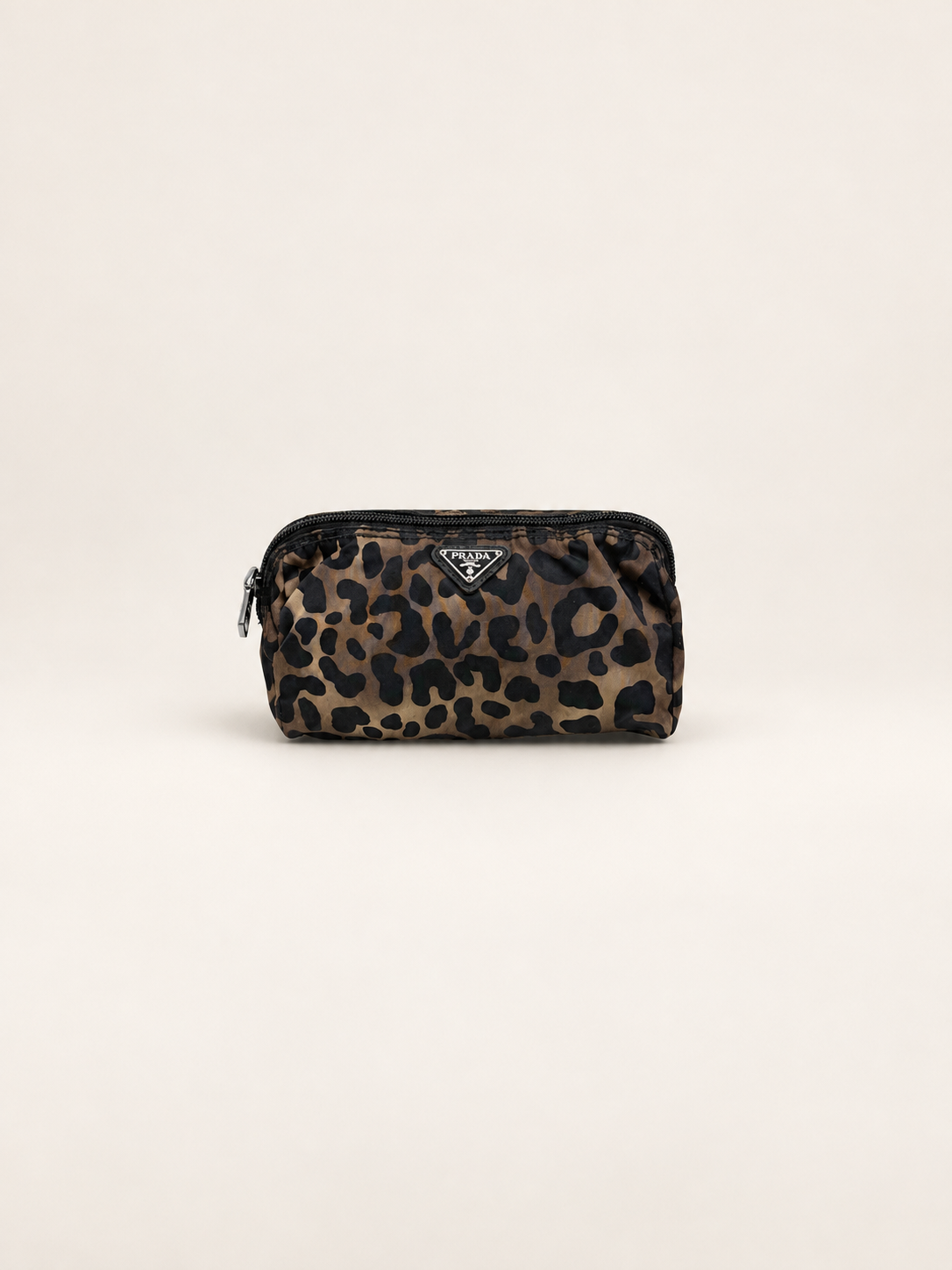 PRADA Trousse Nylon Léopard