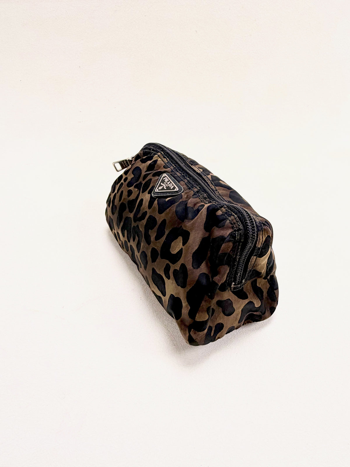 PRADA Trousse Nylon Léopard