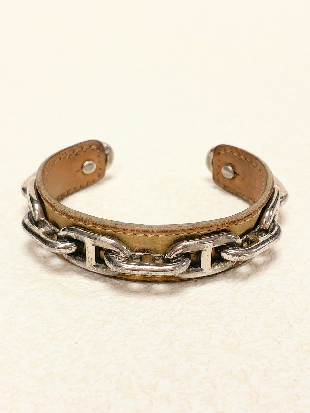 HERMES Bracelet chaîne d'ancre