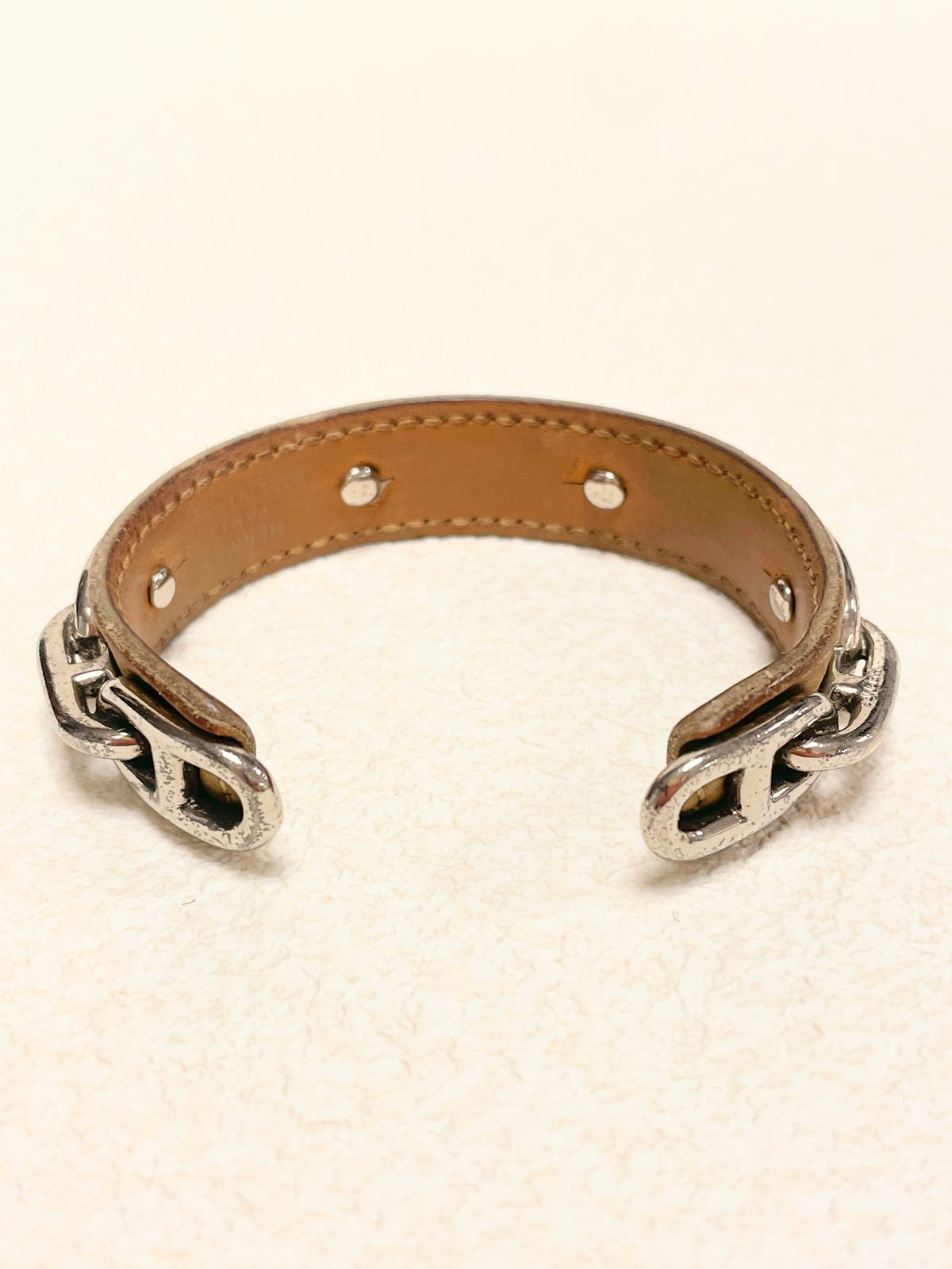 HERMES Bracelet chaîne d'ancre