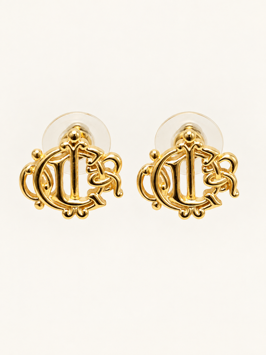 DIOR Boucles d'oreilles Logo