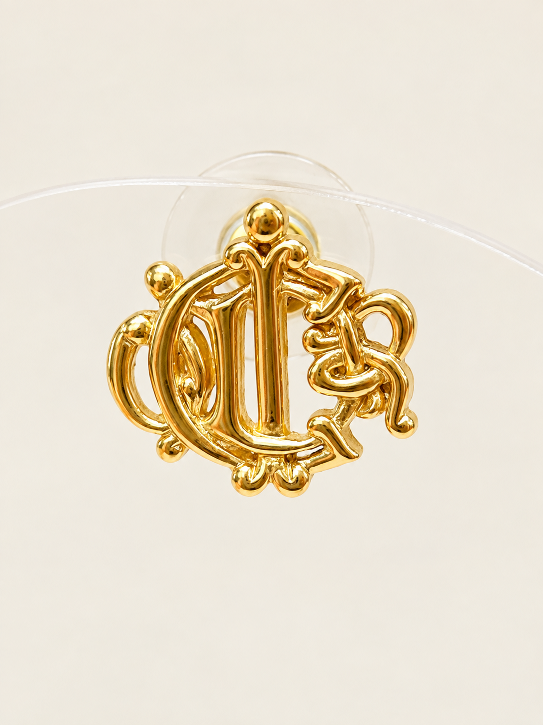 DIOR Boucles d'oreilles Logo