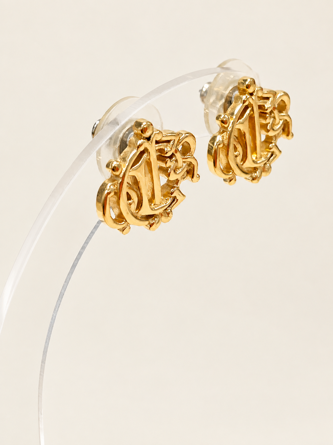 DIOR Boucles d'oreilles Logo