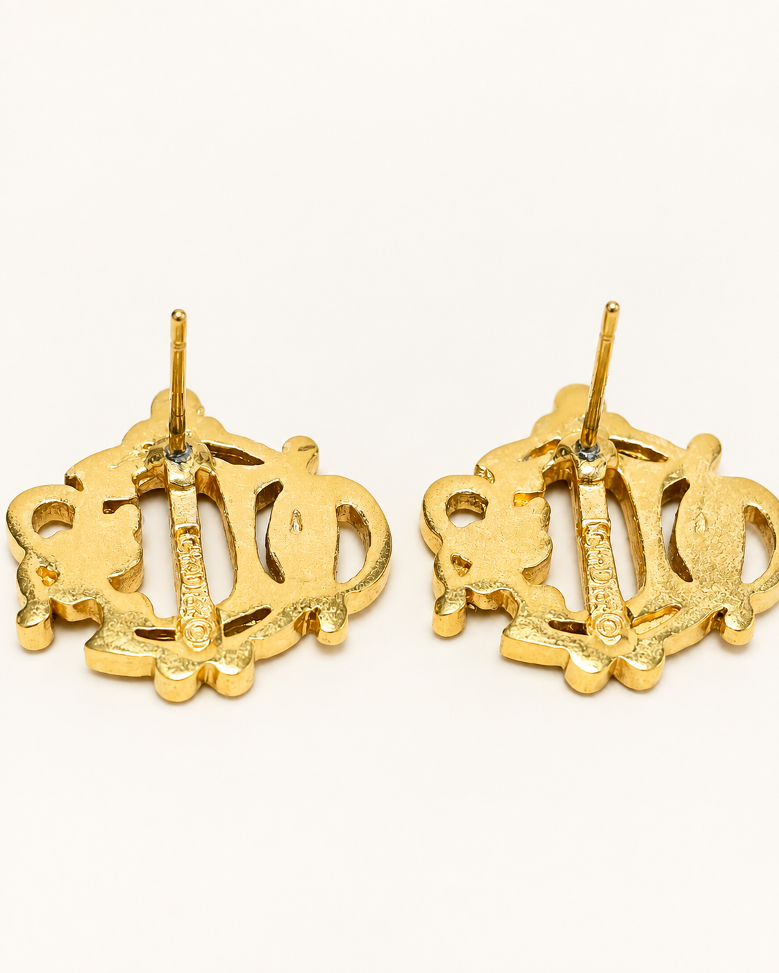 DIOR Boucles d'oreilles Logo