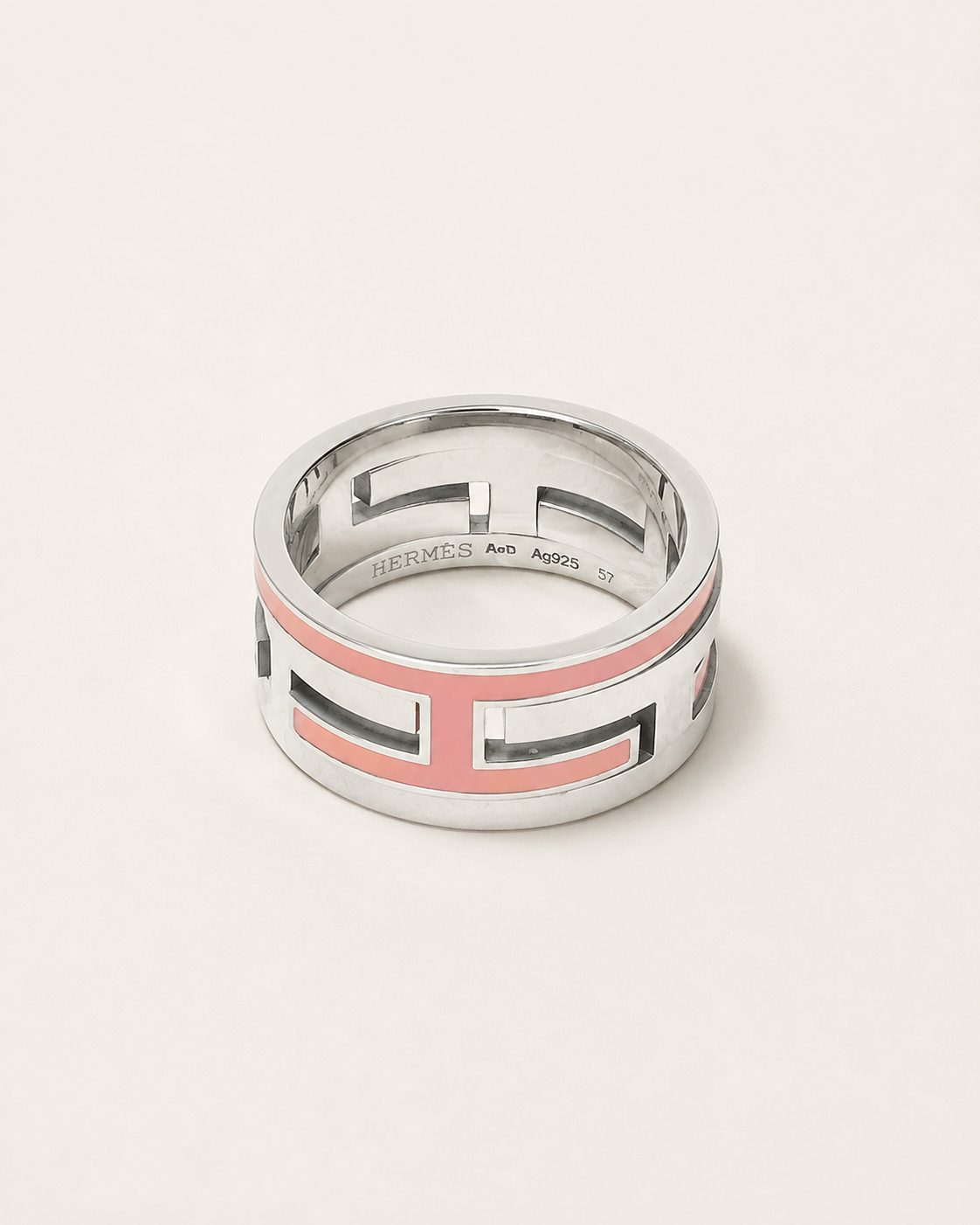 HERMÈS Bague Move Argent
