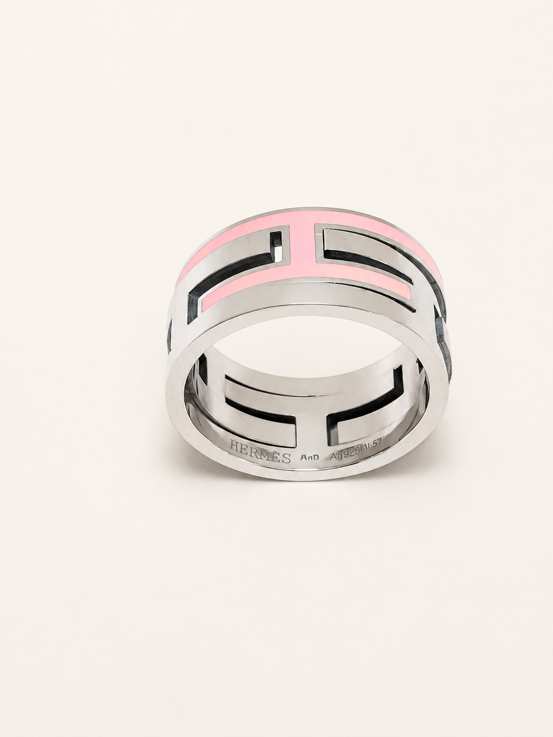 HERMÈS Bague Move Argent