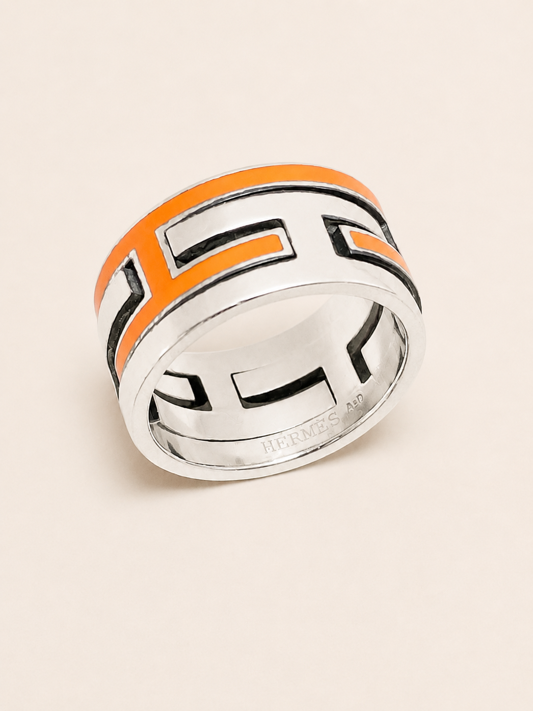 HERMÈS Bague Move Argent