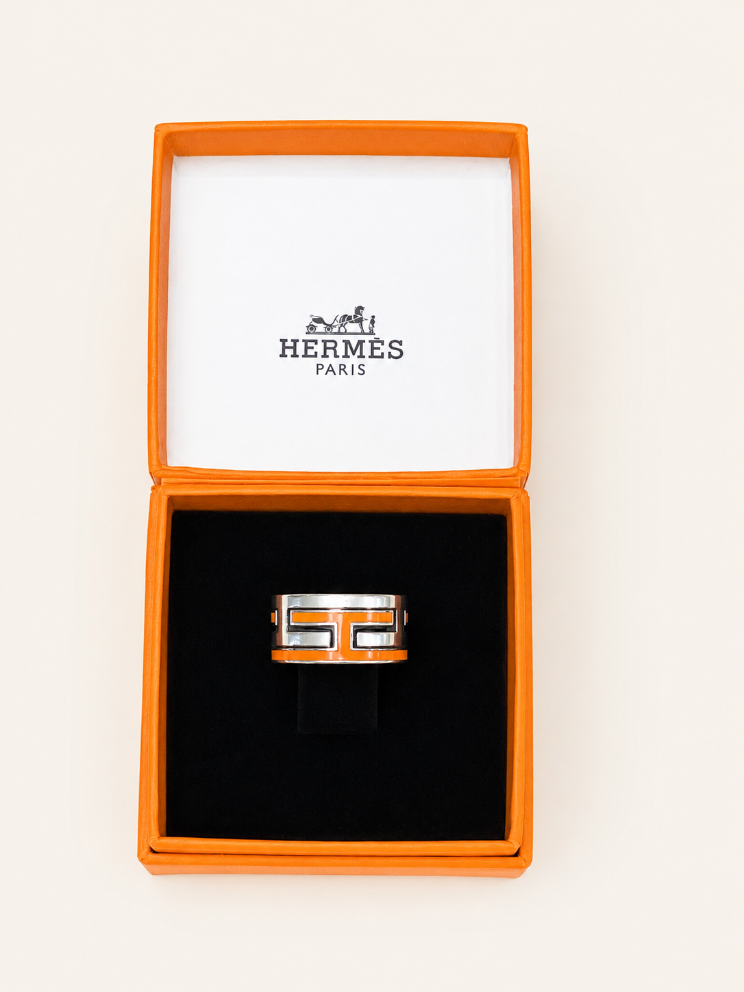 HERMÈS Bague Move Argent