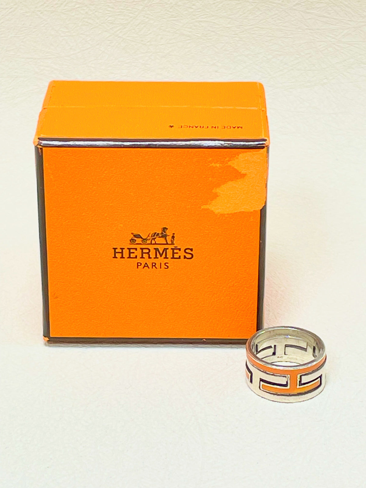 HERMÈS Bague Move Argent