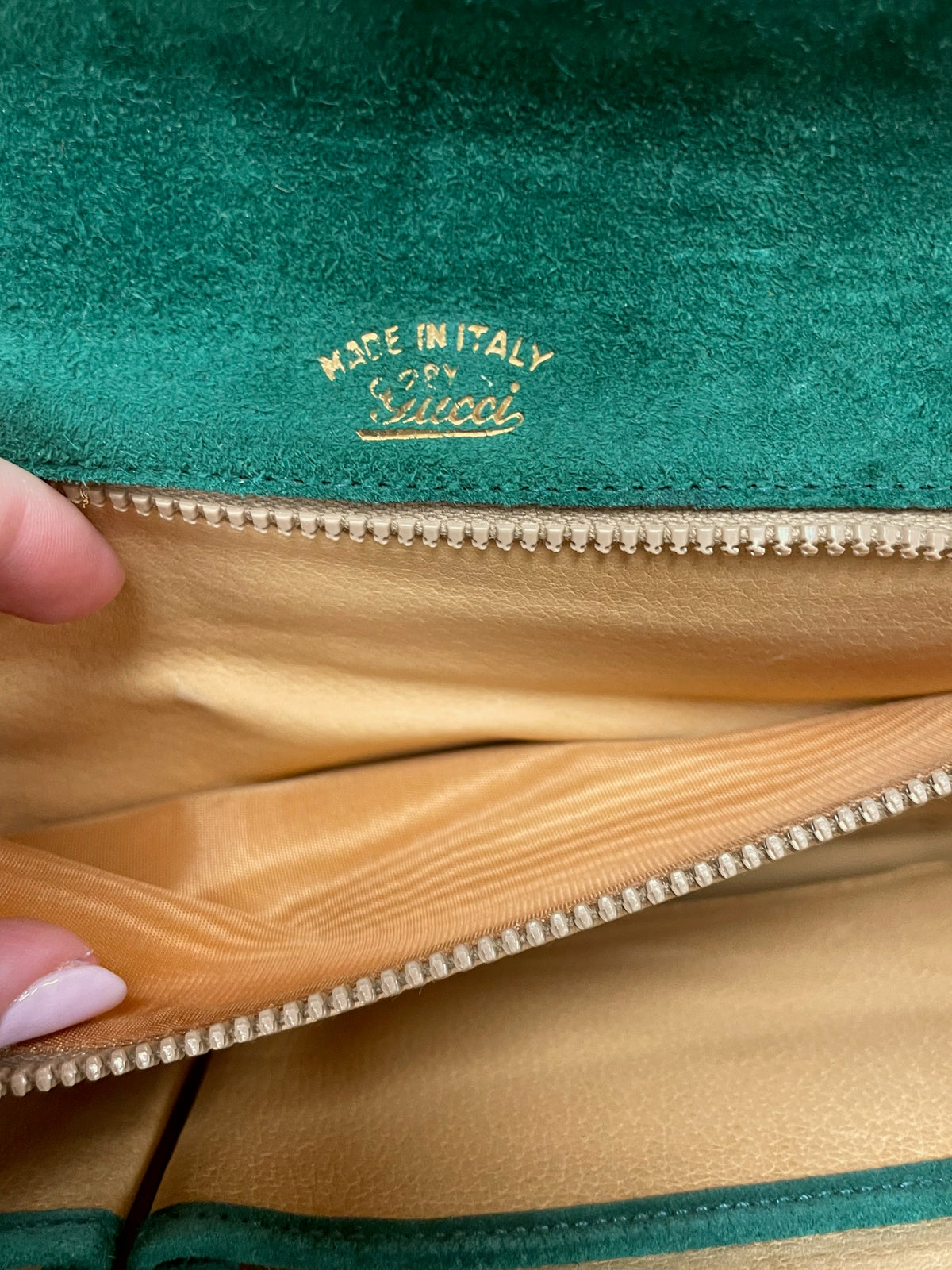 GUCCI Pochette Horbeit Veau Velours