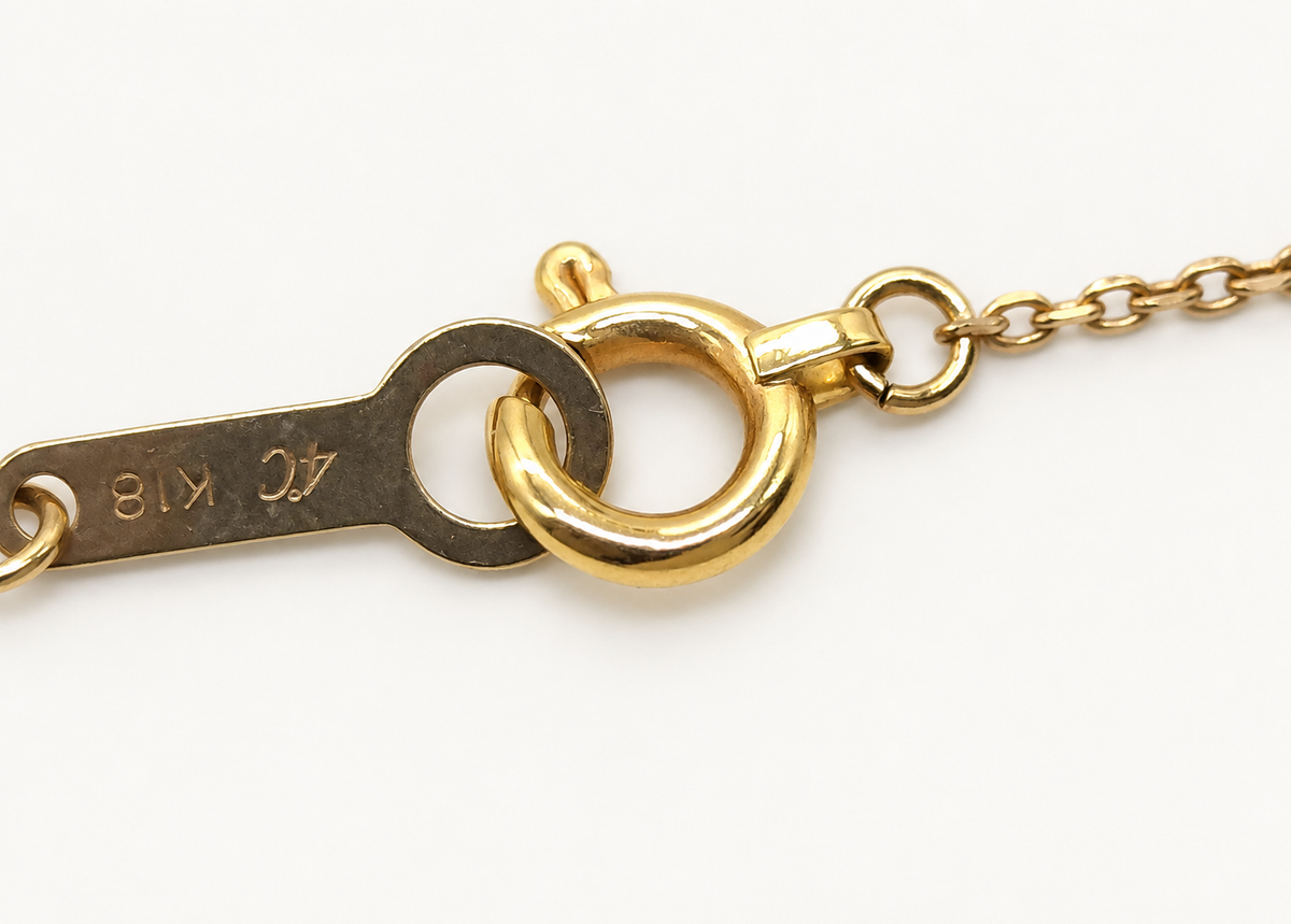 Collier Or et Saphirs 4°C