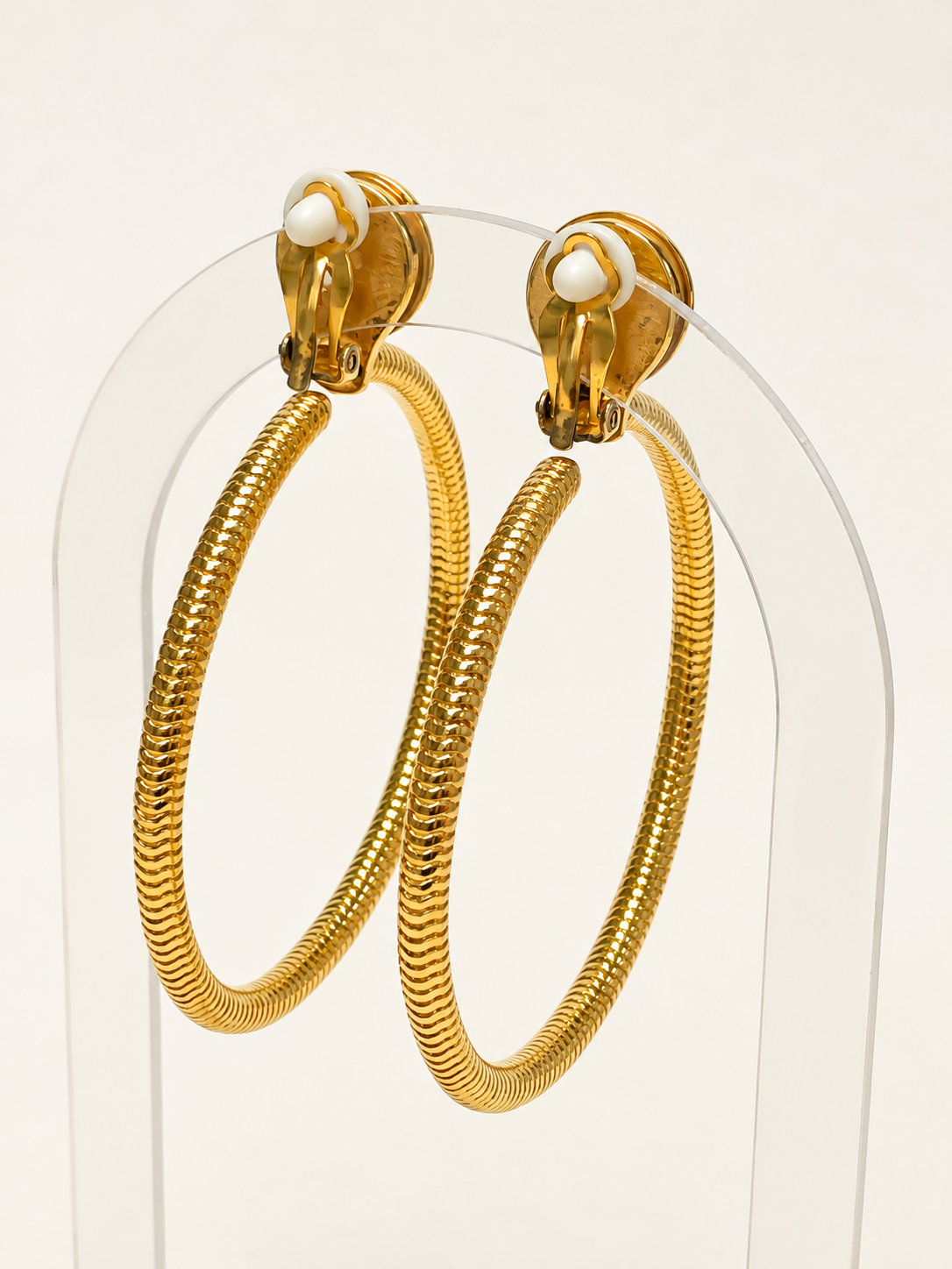 HERMÈS Boucles d'oreilles Hoops