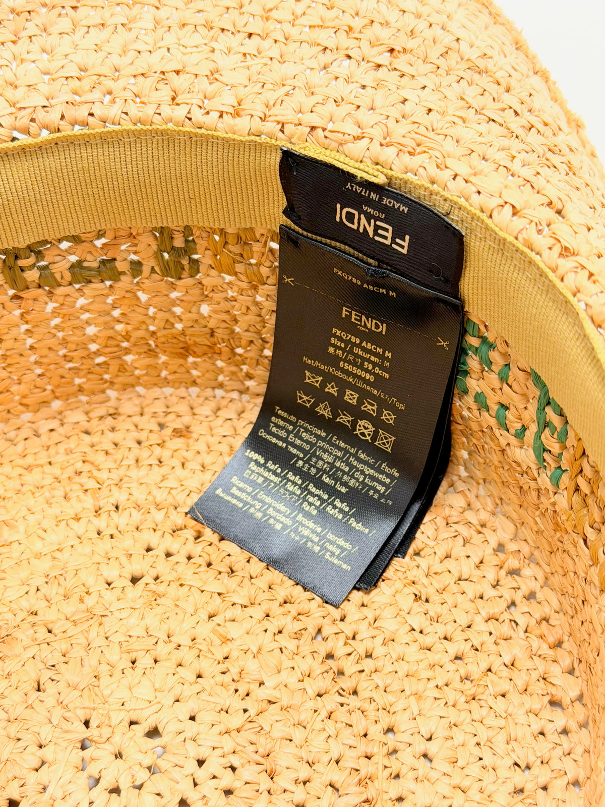 FENDI Chapeau Raphia