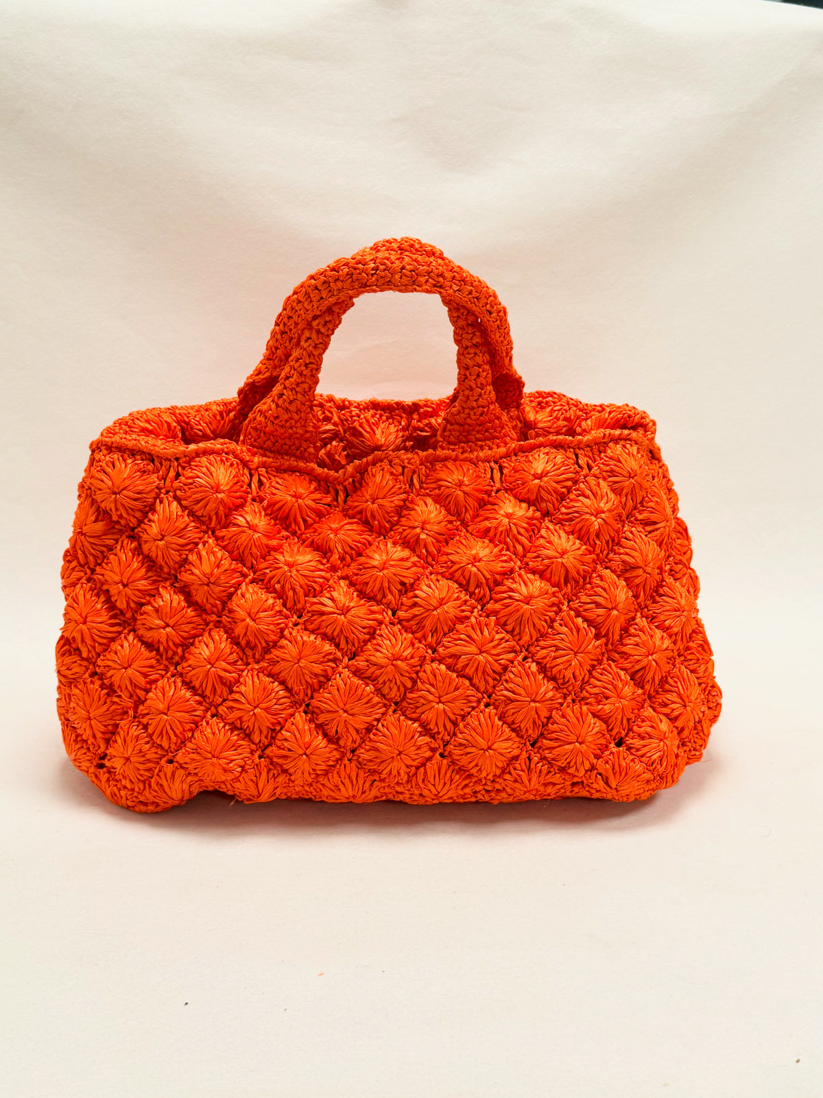 PRADA Panier en Raphia