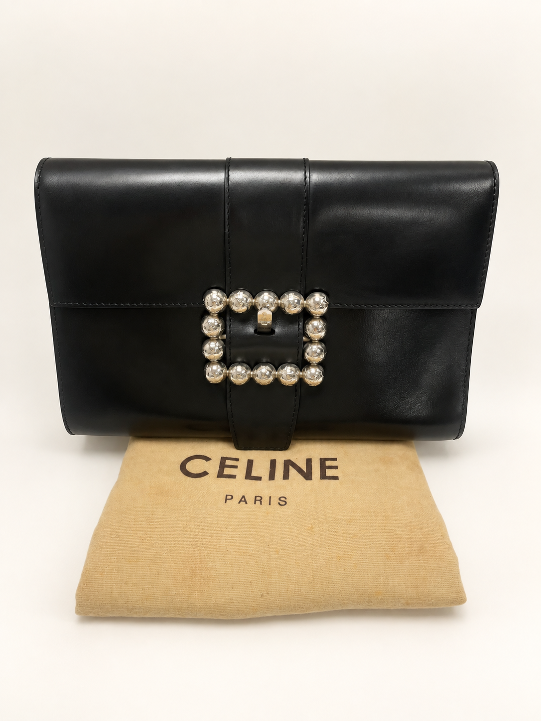 CELINE Sac Pochette Cuir