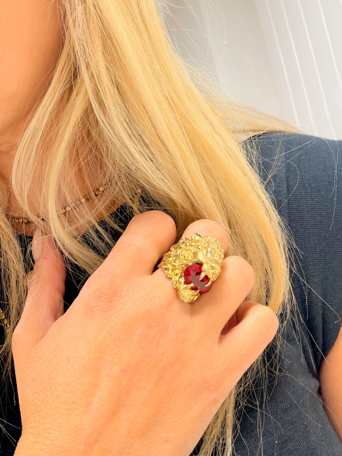 GUCCI Bague têtes de tigre