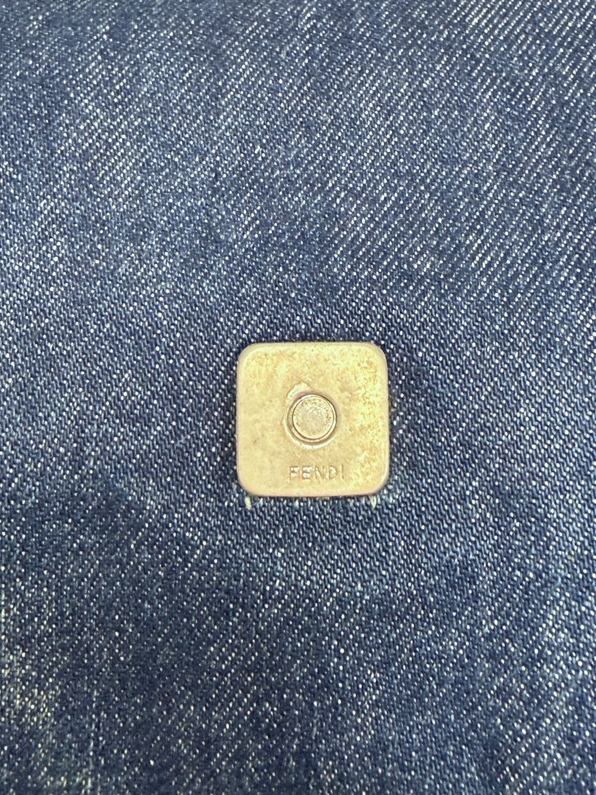 FENDI Sac Mamma Baguette Denim