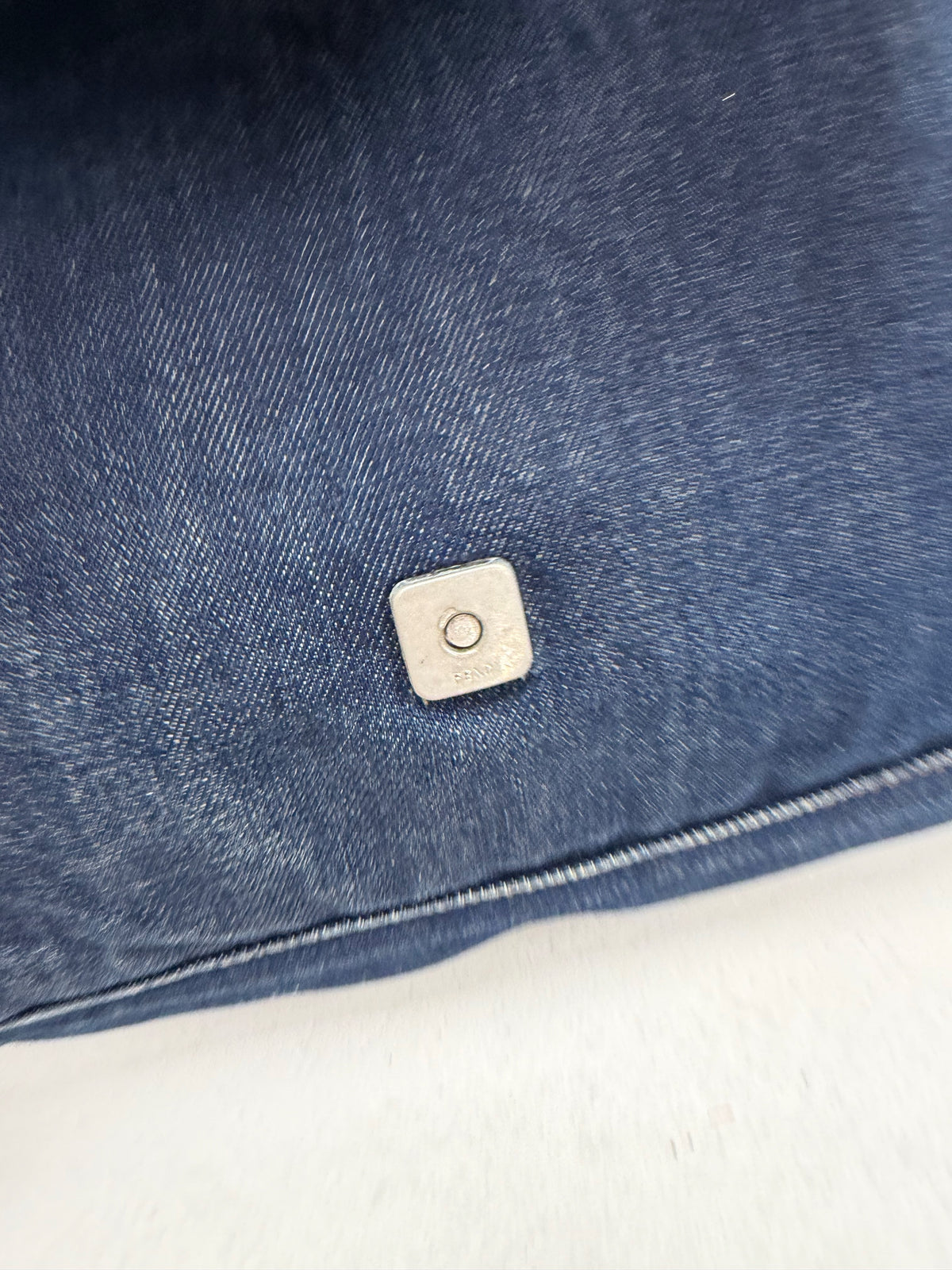 FENDI Sac Mamma Baguette Denim