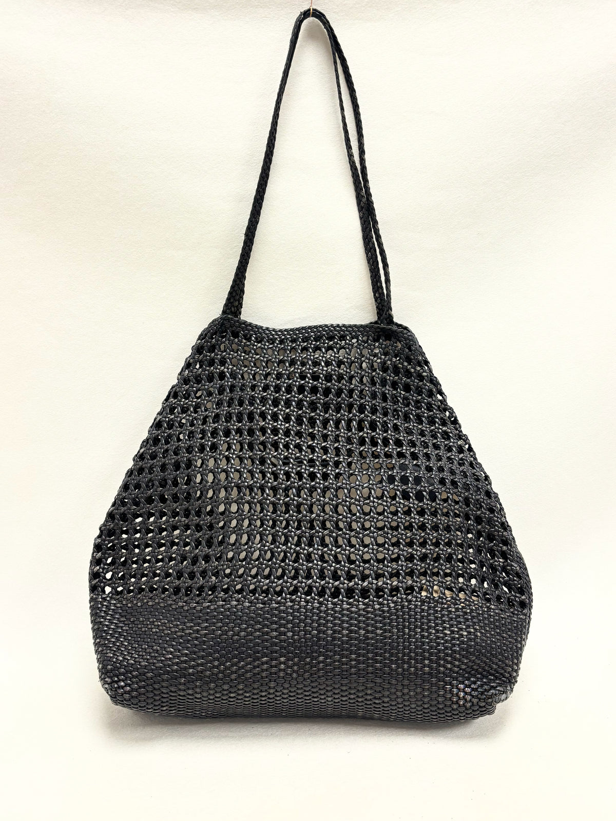 PRADA Sac Cabas Cuir Tressé