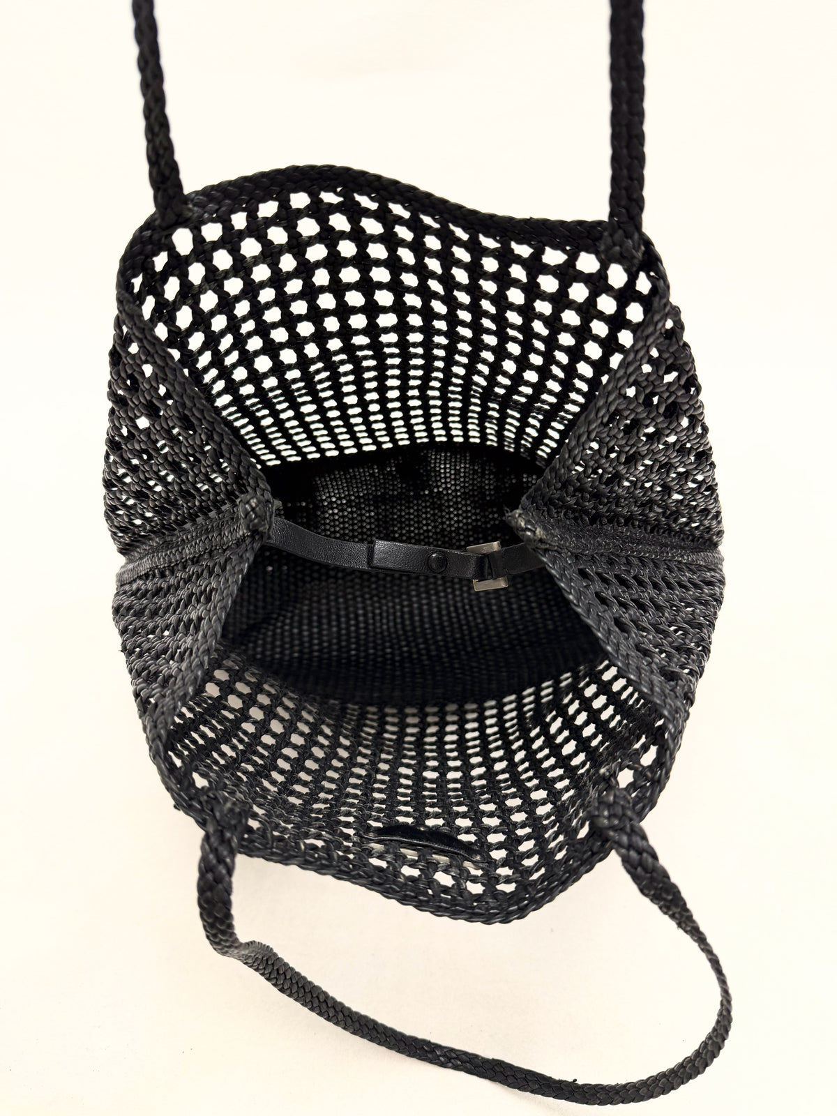 PRADA Sac Cabas Cuir Tressé