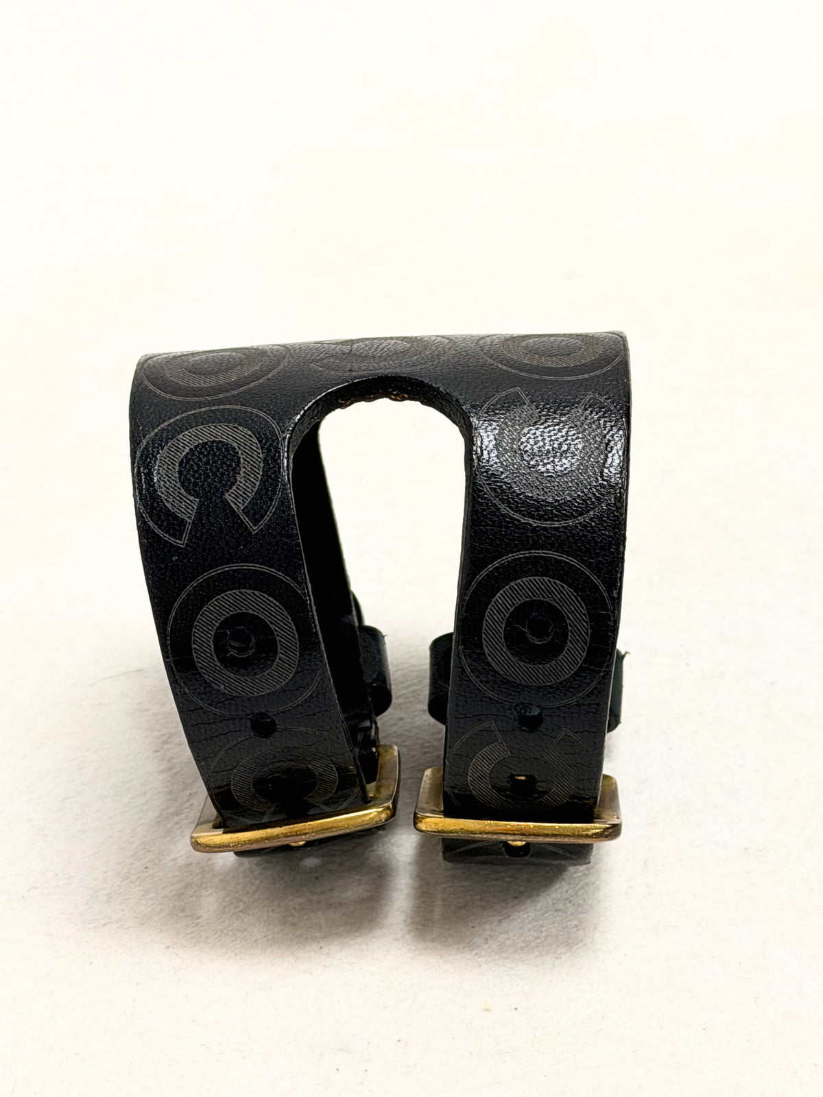 CHANEL Leather Cuff Bracelet