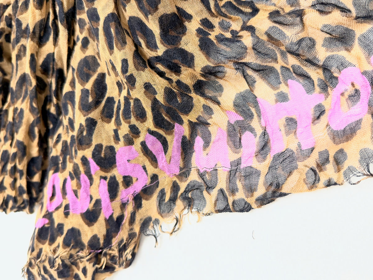 Foulard LOUIS VUITTON x Stephen Sprouse