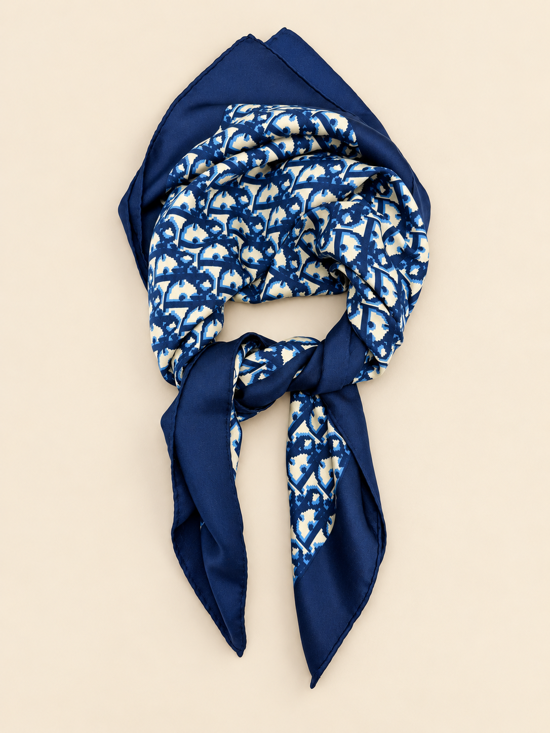 DIOR Foulard Carré Oblique en soie