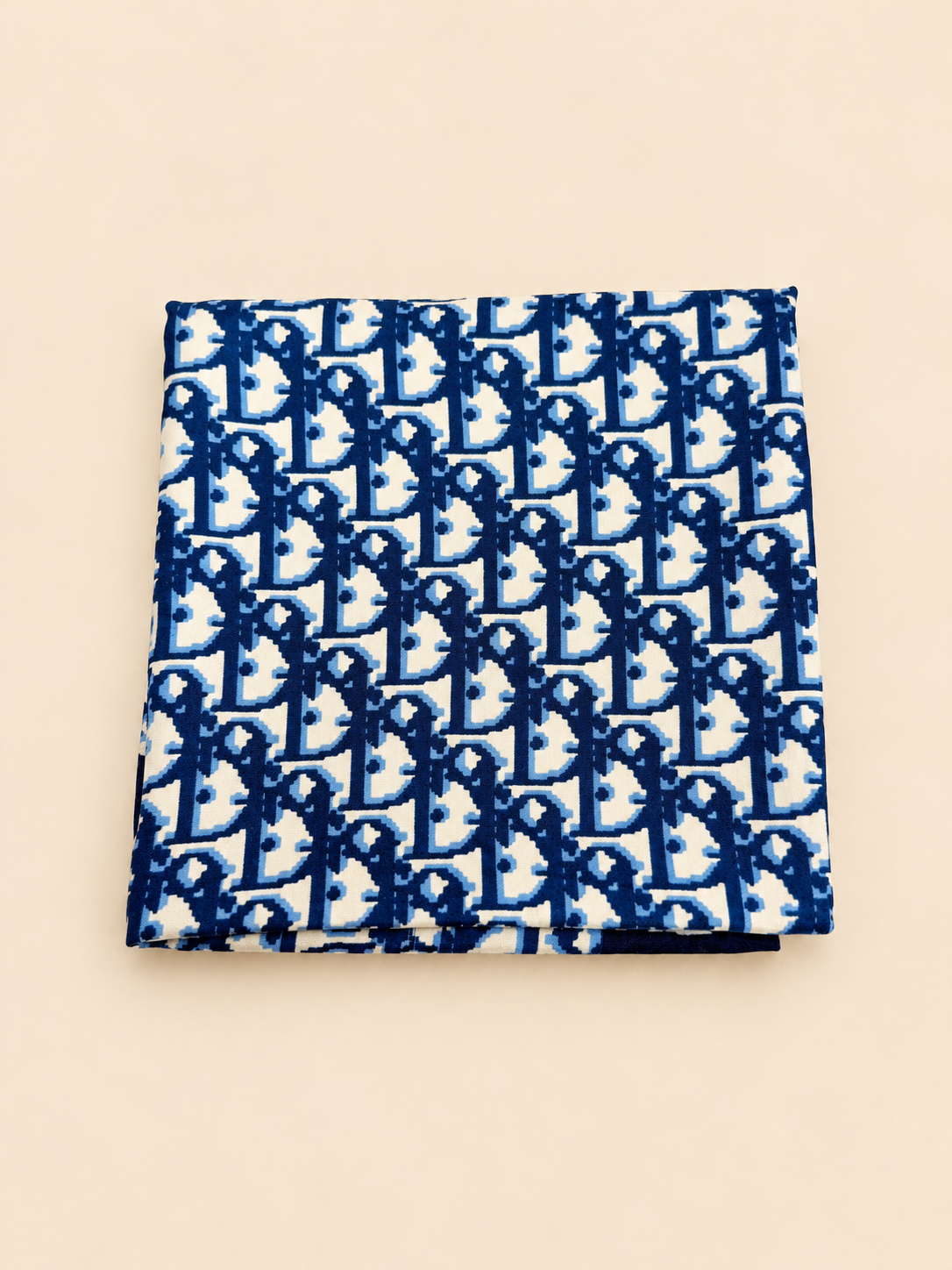 DIOR Foulard Carré Oblique en soie