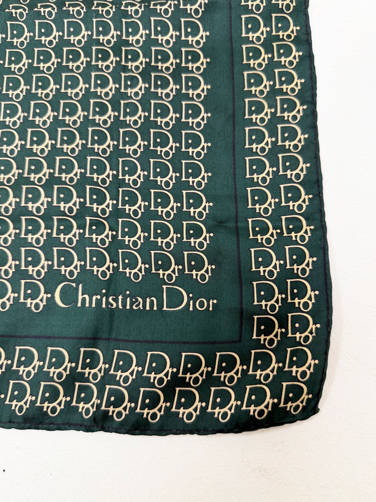 DIOR Foulard Carré Oblique en soie