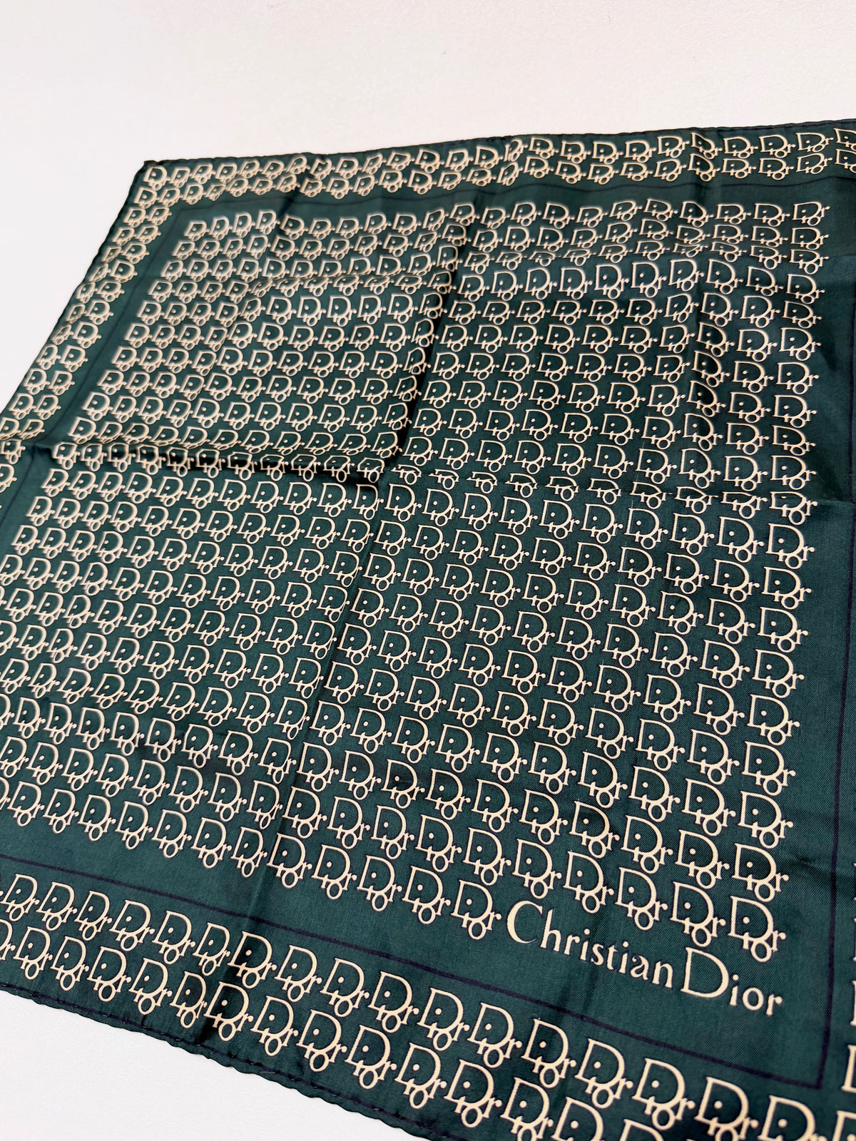 DIOR Foulard Carré Oblique en soie