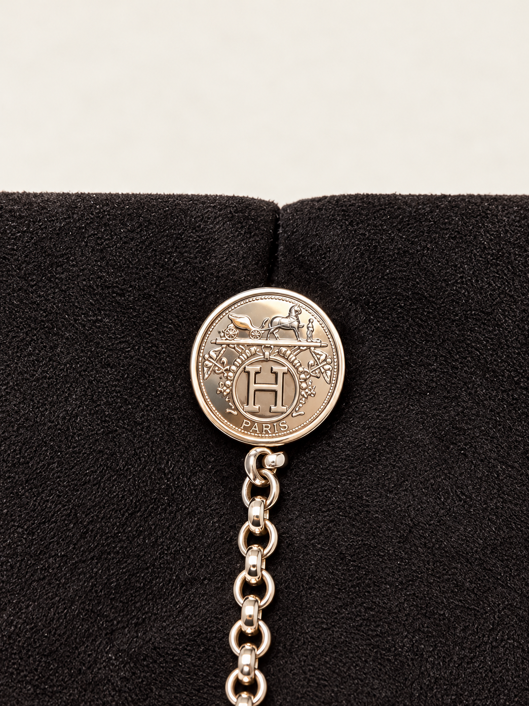 HERMÈS Boucles d'oreilles Ex-Libris
