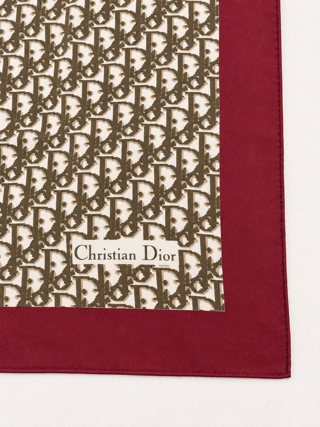 DIOR Oblique Square Scarf in silk