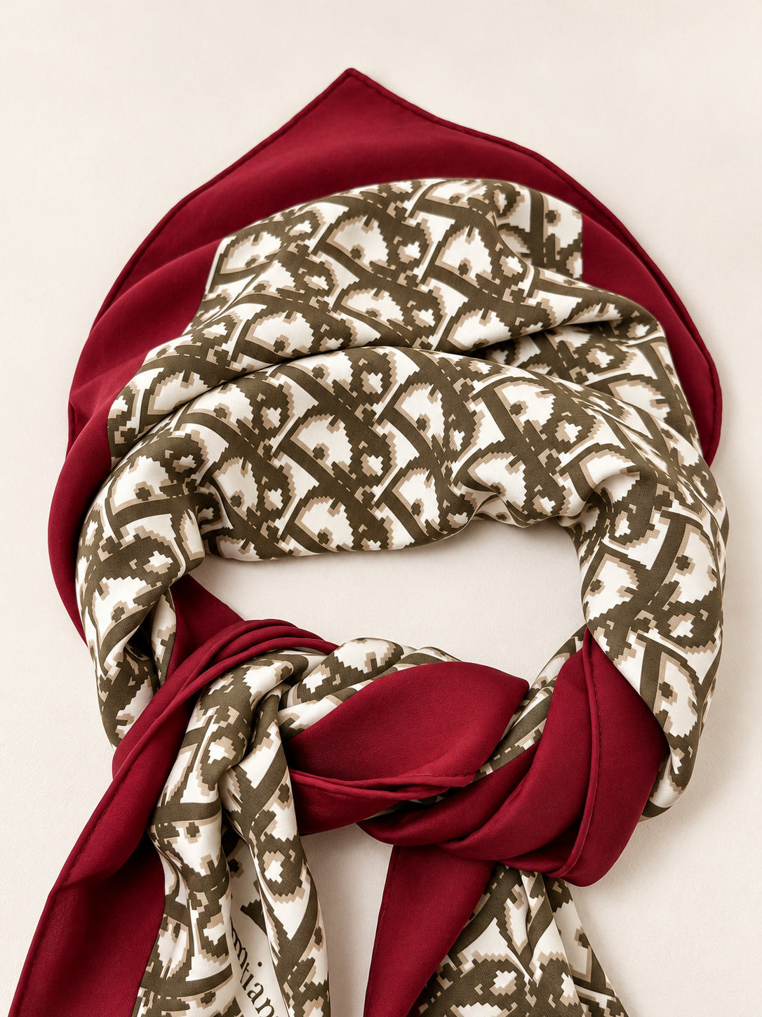DIOR Oblique Square Scarf in silk