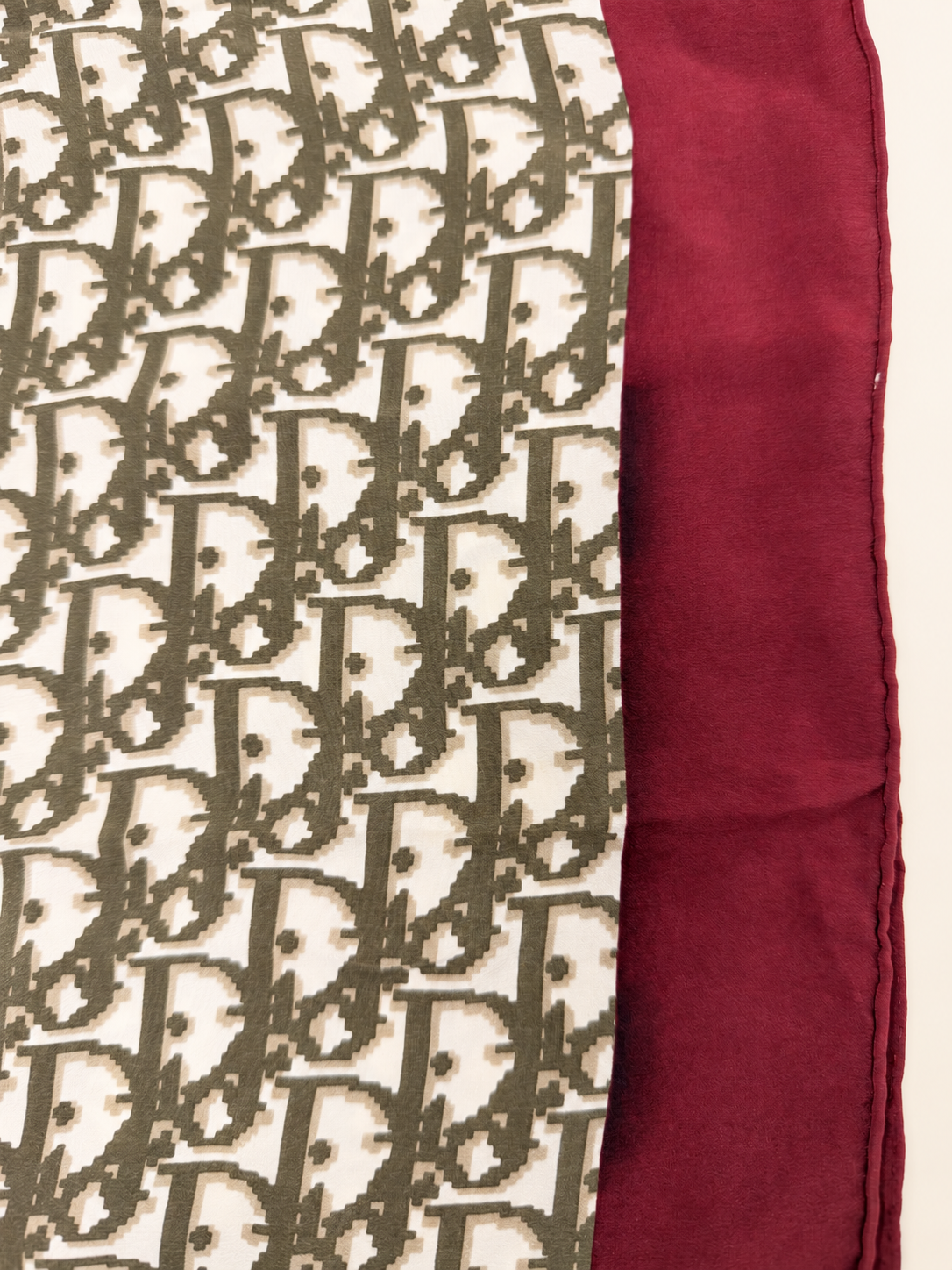 DIOR Oblique Square Scarf in silk