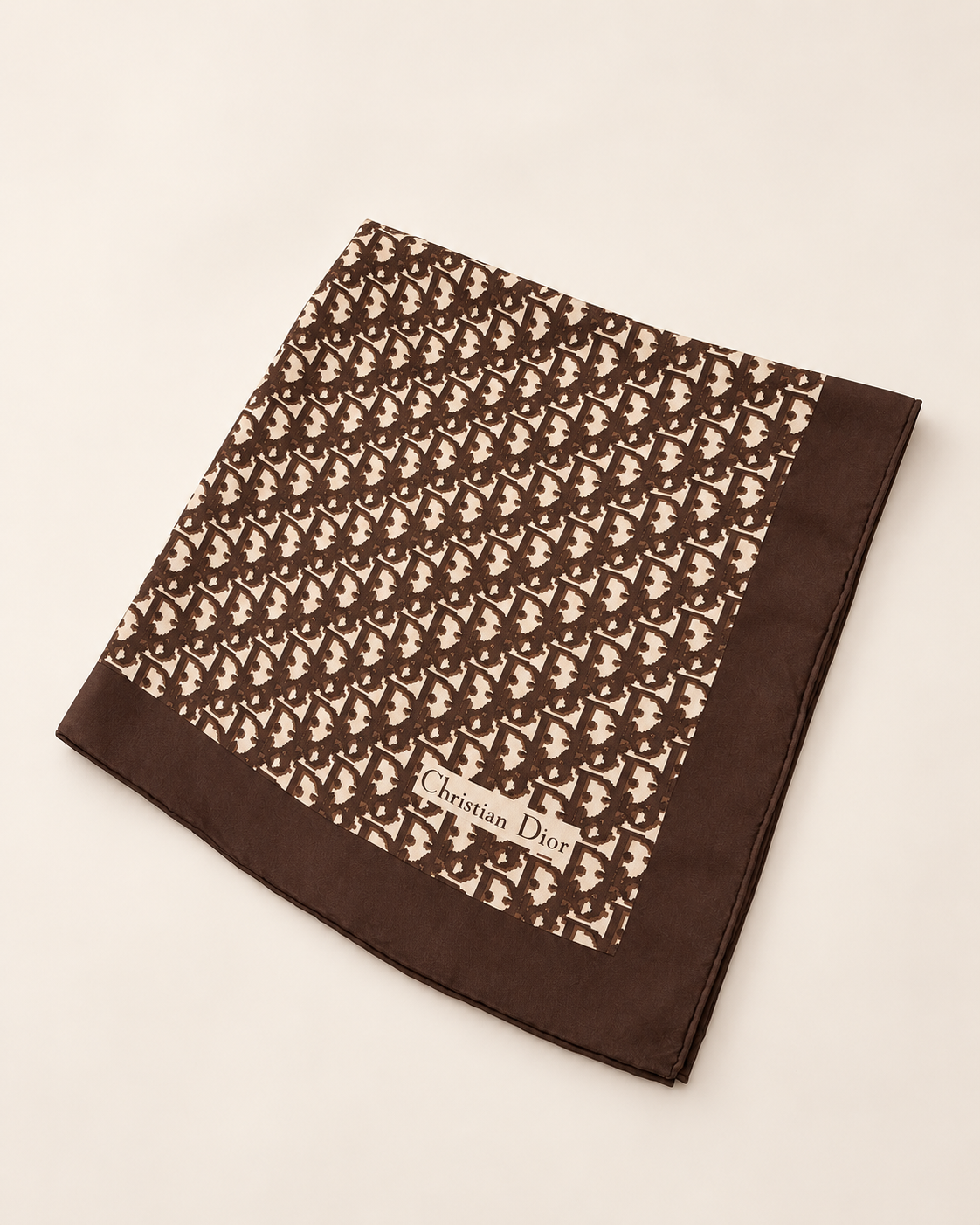 DIOR Oblique Square Scarf in silk