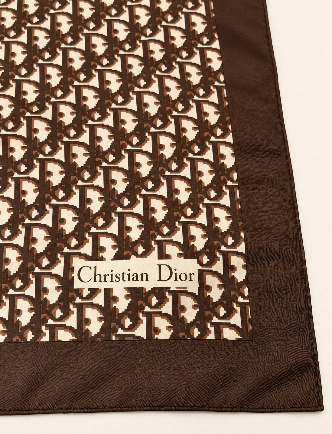 DIOR Oblique Square Scarf in silk