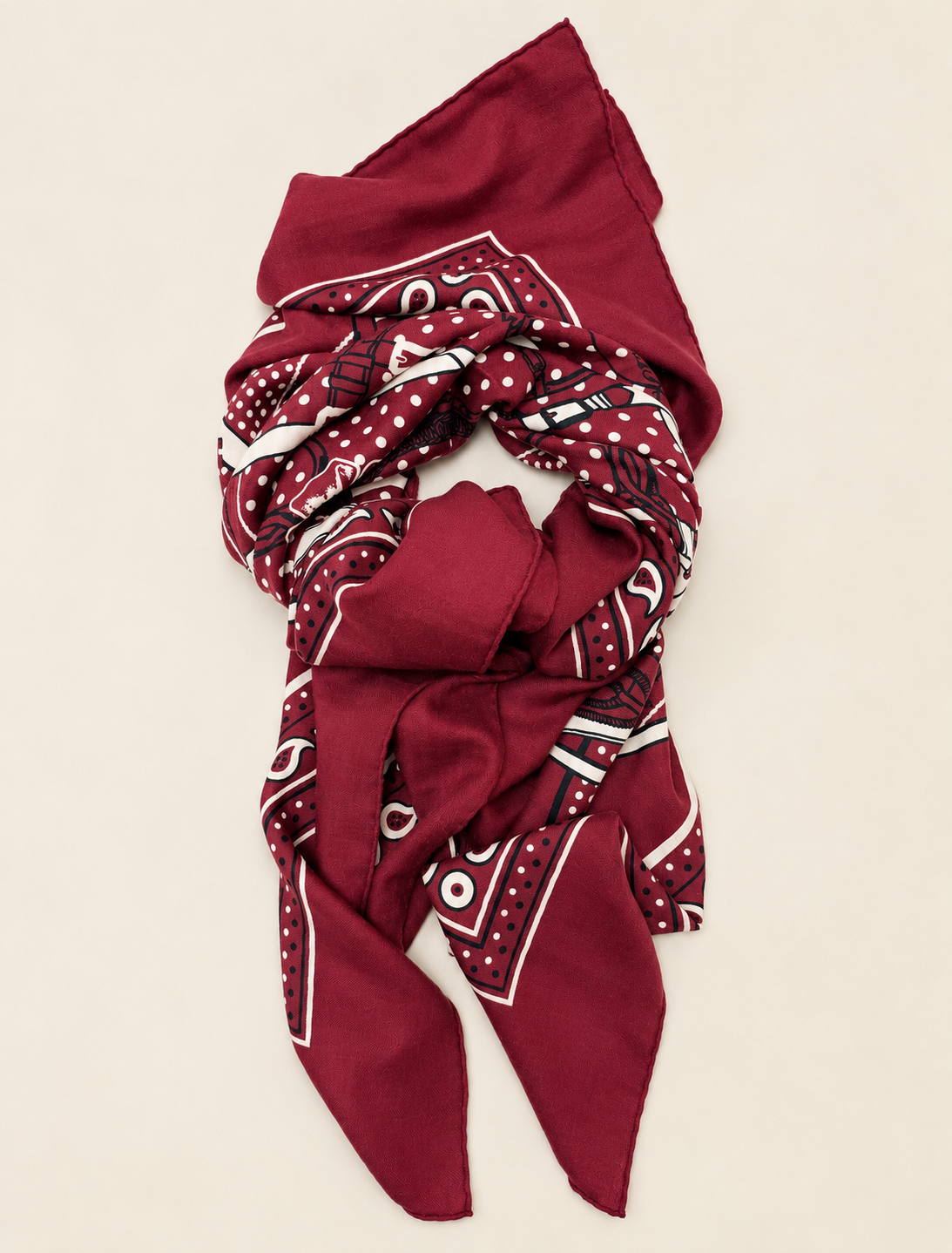 HERMÈS Foulard Grand manège Bandana