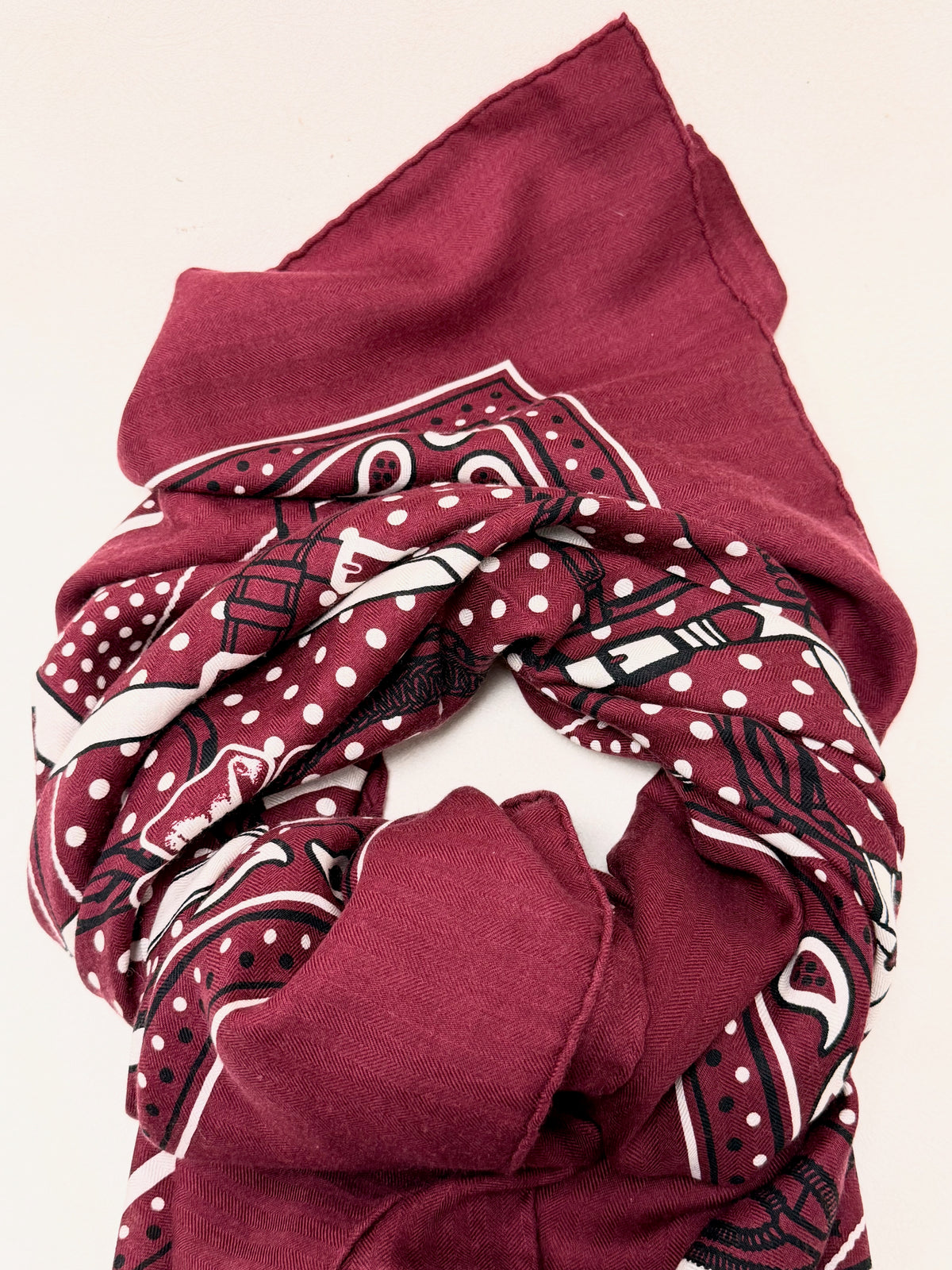 HERMÈS Foulard Grand manège Bandana
